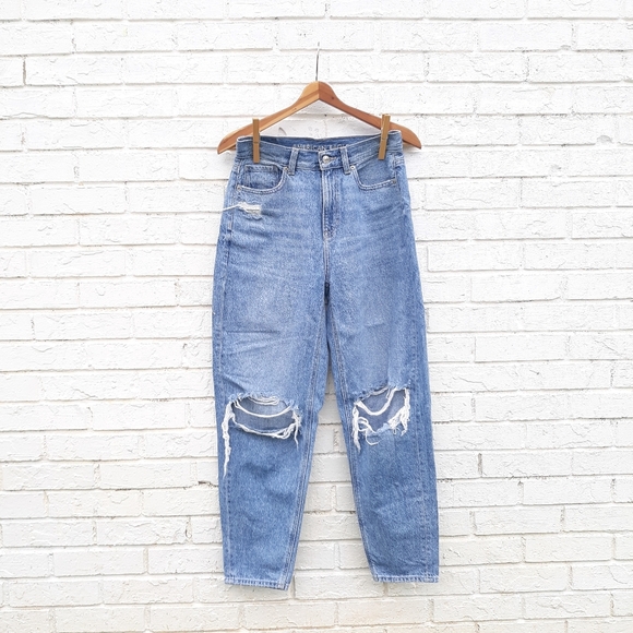 American Eagle Relaxed Mom Jeans size 2 - Picture 2 of 8